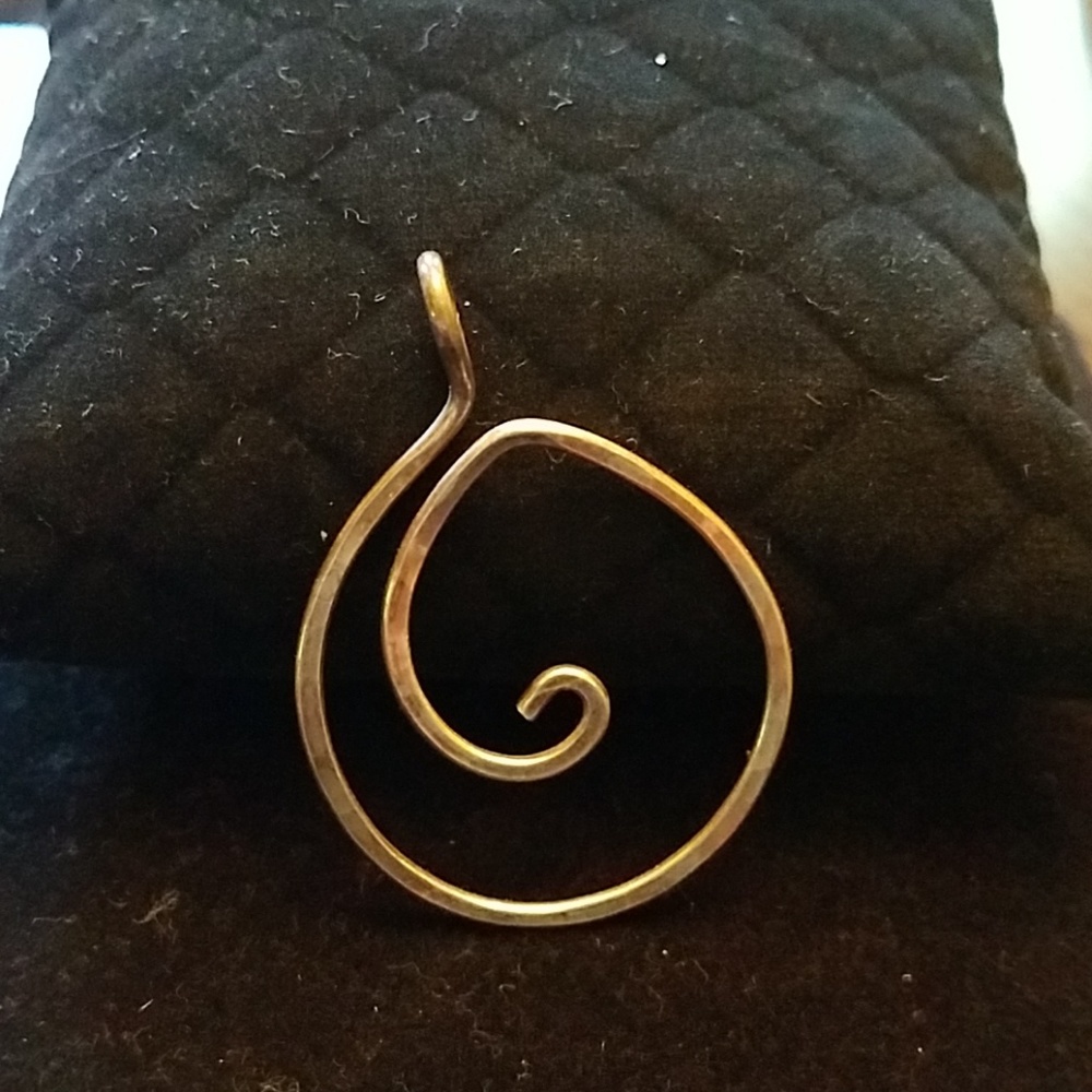 Handmade sterling pendant